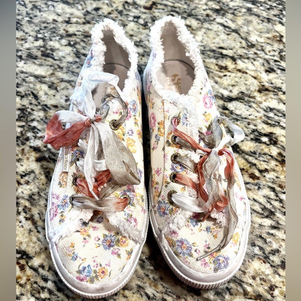 LoveShackFancy Superga Collab sneakers